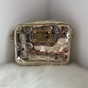 Michael Kors Mini Gold Crossbody Bag